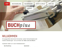 Tablet Screenshot of buchplus.at